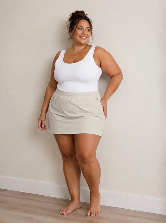 44 degrees north Dresses & Skirts - Womens 44 degree north tan skort size 2x